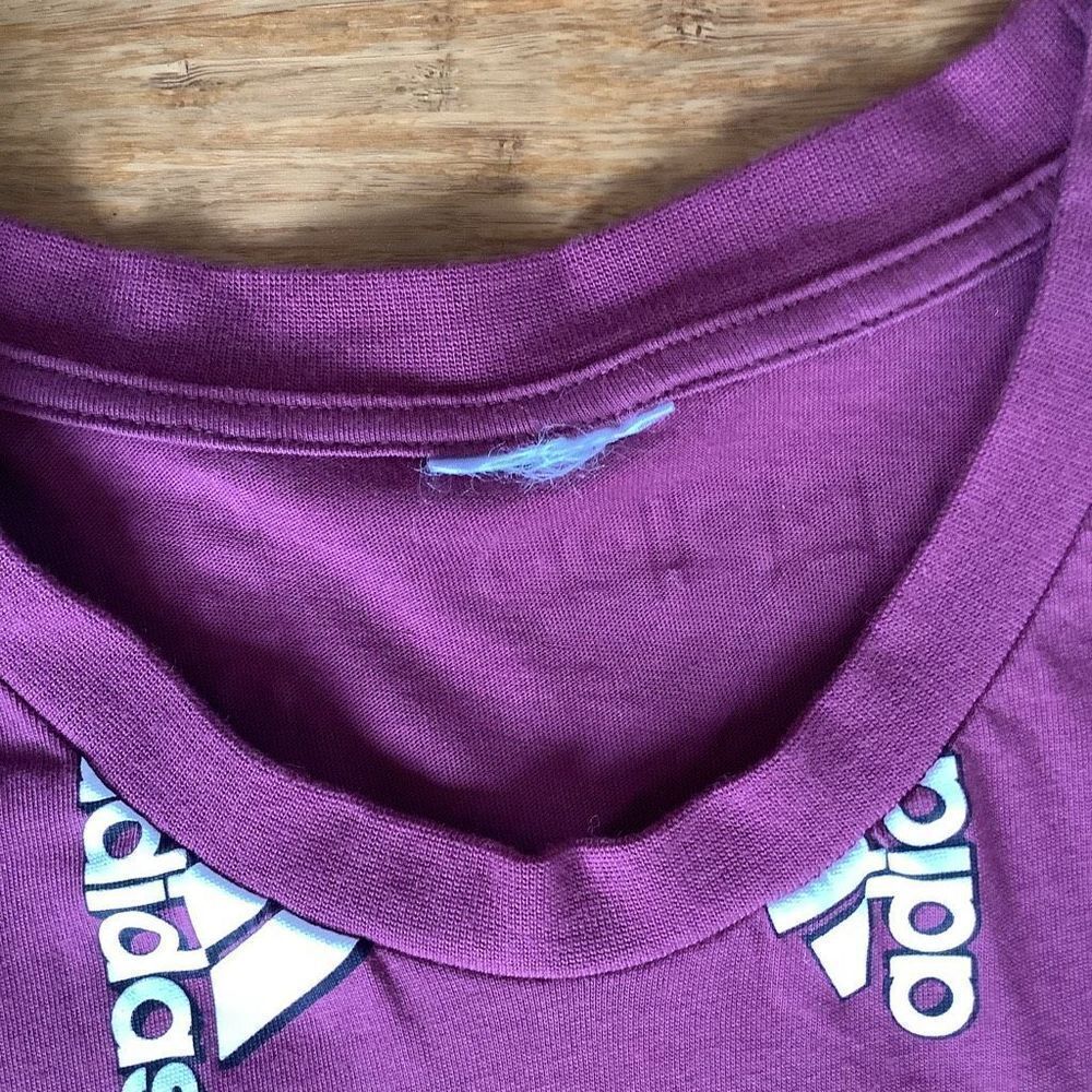 Adidas Mens Essentials Loose Giant Logo T-shirt - Picture 2 of 5